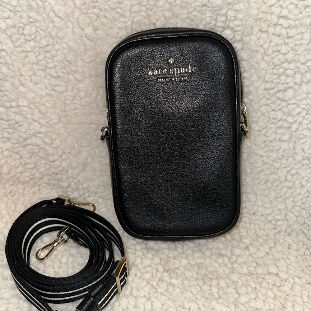 Kate Spade Black Leather Crossbody